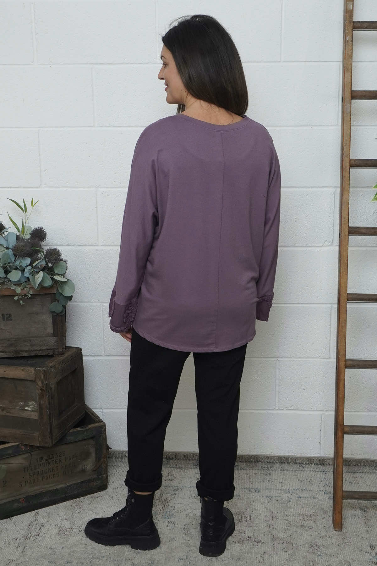 Nitara Cotton Top Purple