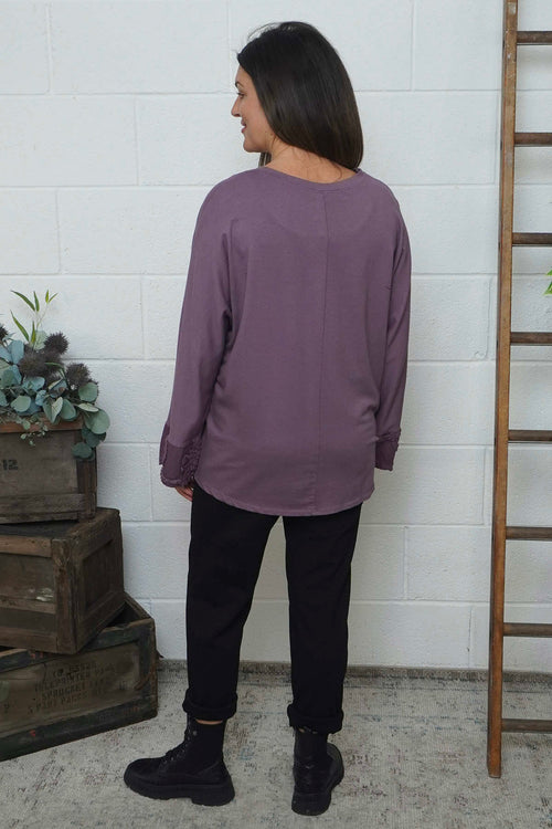 Nitara Cotton Top Purple - Image 4