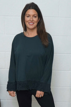 Nitara Cotton Top Charcoal