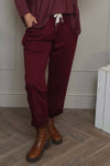Celinda Joggers Burgundy