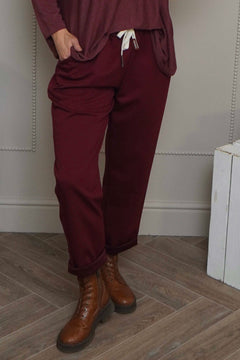 Celinda Joggers Burgundy