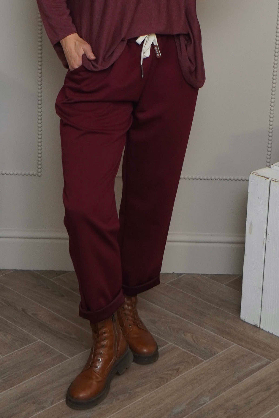 Celinda Joggers Burgundy