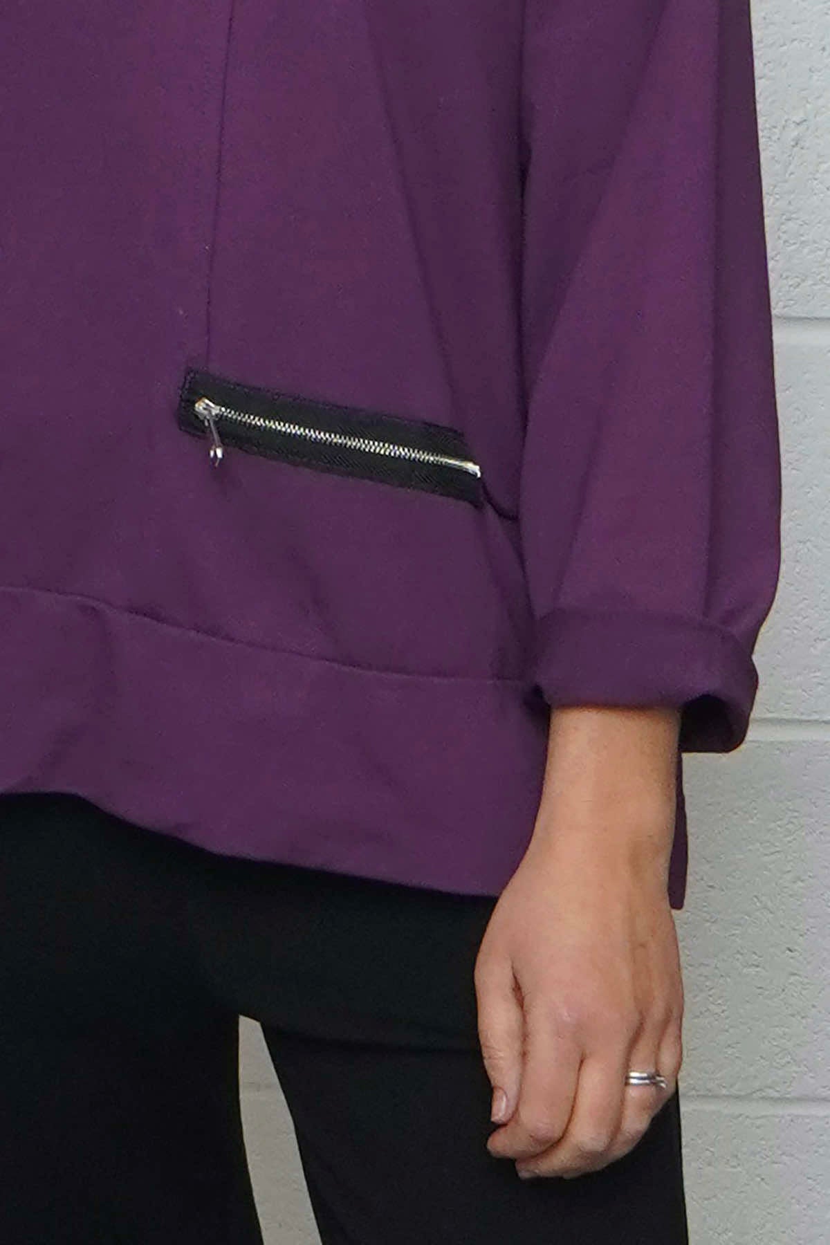 Laurissa Cotton Top Purple