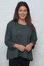 Laurissa Cotton Top Charcoal