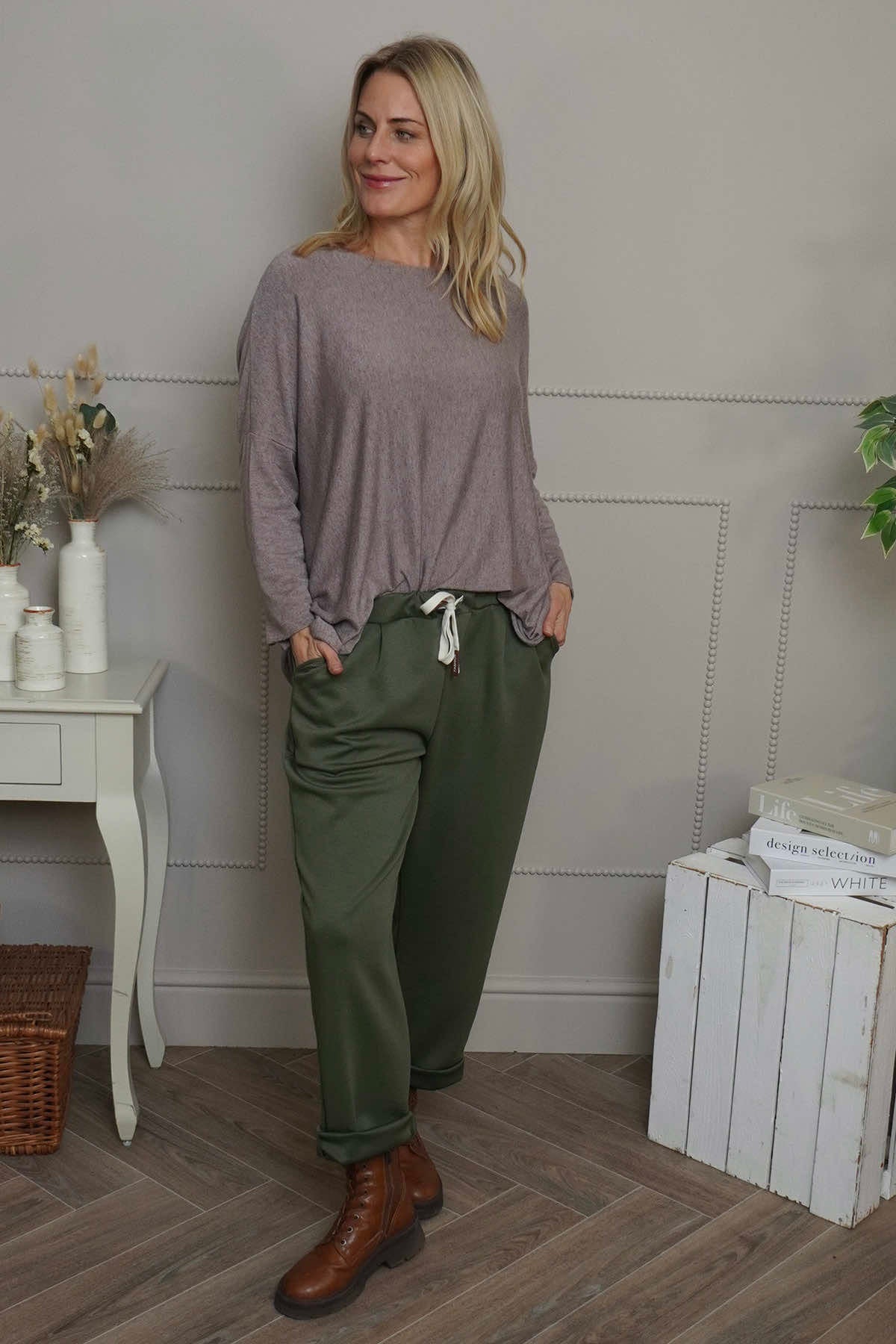 Celinda Joggers Khaki