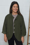 Leila Needlecord Jacket Khaki