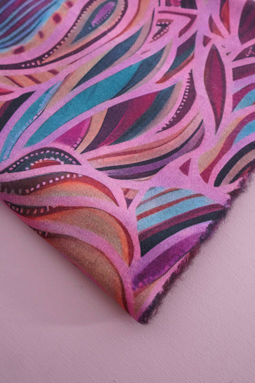 Helena Scarf Fuchsia - Image 4