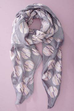 Jette Scarf Mid Grey