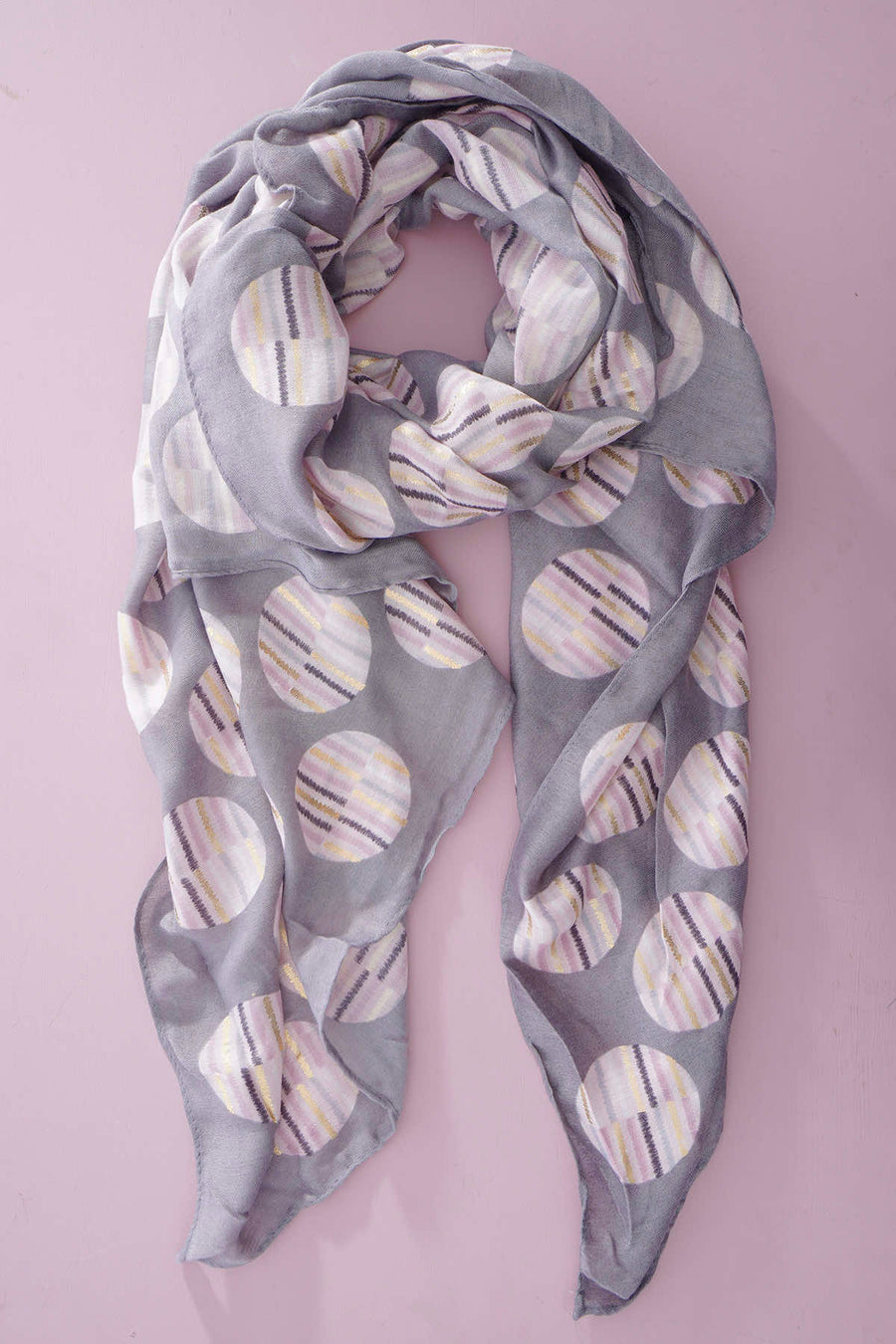 Jette Scarf Mid Grey