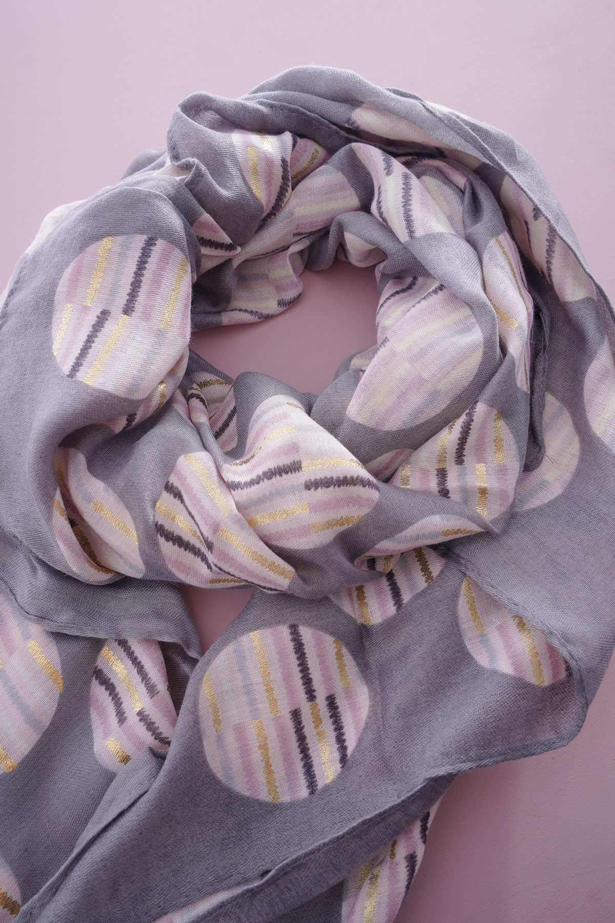 Jette Scarf Mid Grey