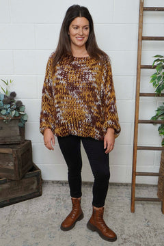 Leatrice Knitted Jumper Nutmeg