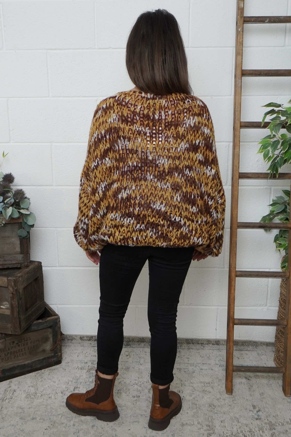 Leatrice Knitted Jumper Nutmeg