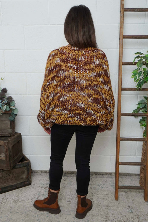 Leatrice Knitted Jumper Nutmeg - Image 4