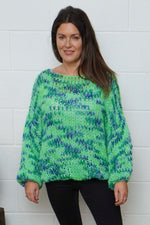 Leatrice Knitted Jumper Green Green - Leatrice Knitted Jumper Green