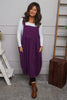 Meredith Needlecord Pinafore Purple