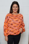 Leatrice Knitted Jumper Orange