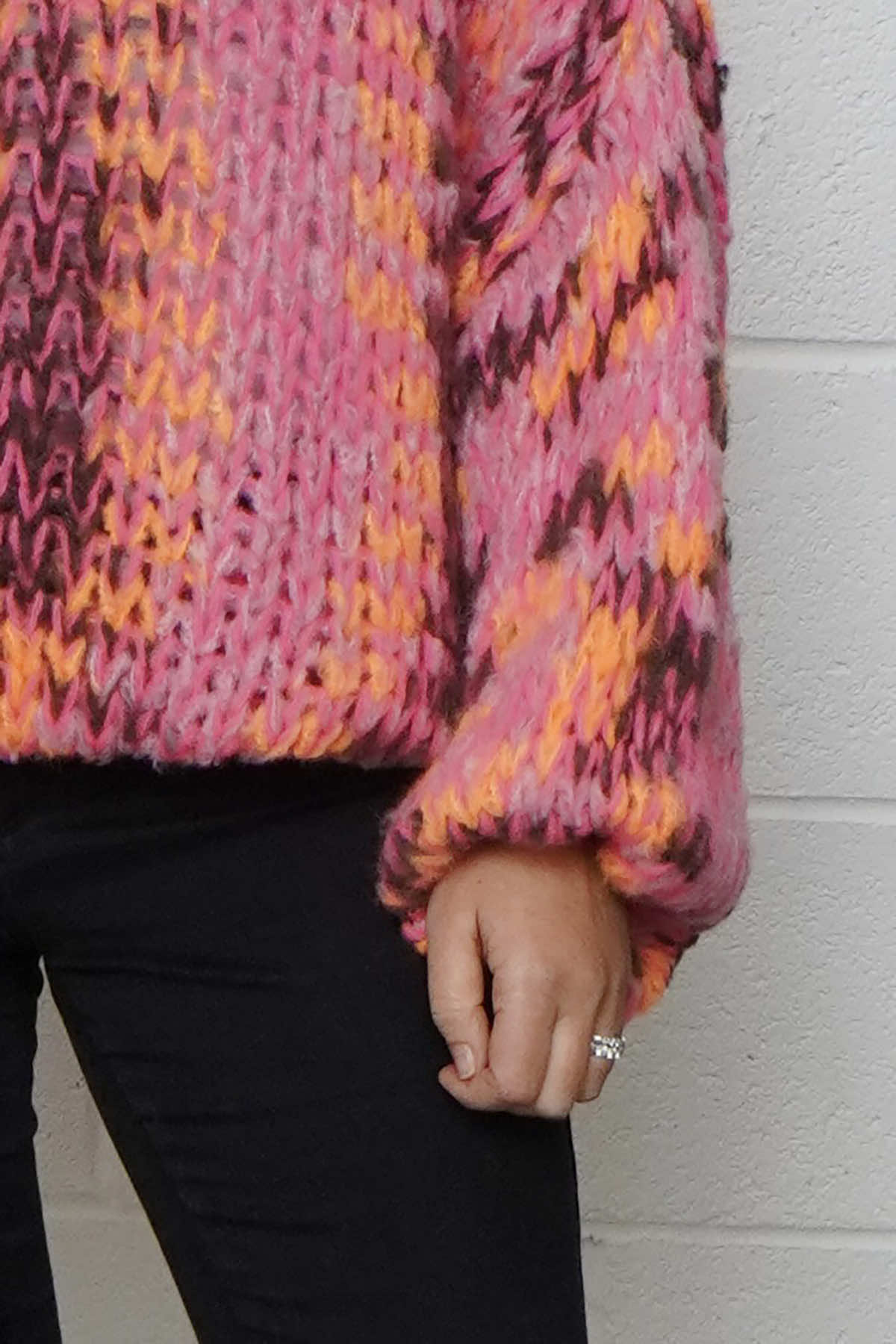 Leatrice Knitted Jumper Fuchsia