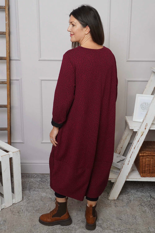 Loni Dress Wine - Image 4