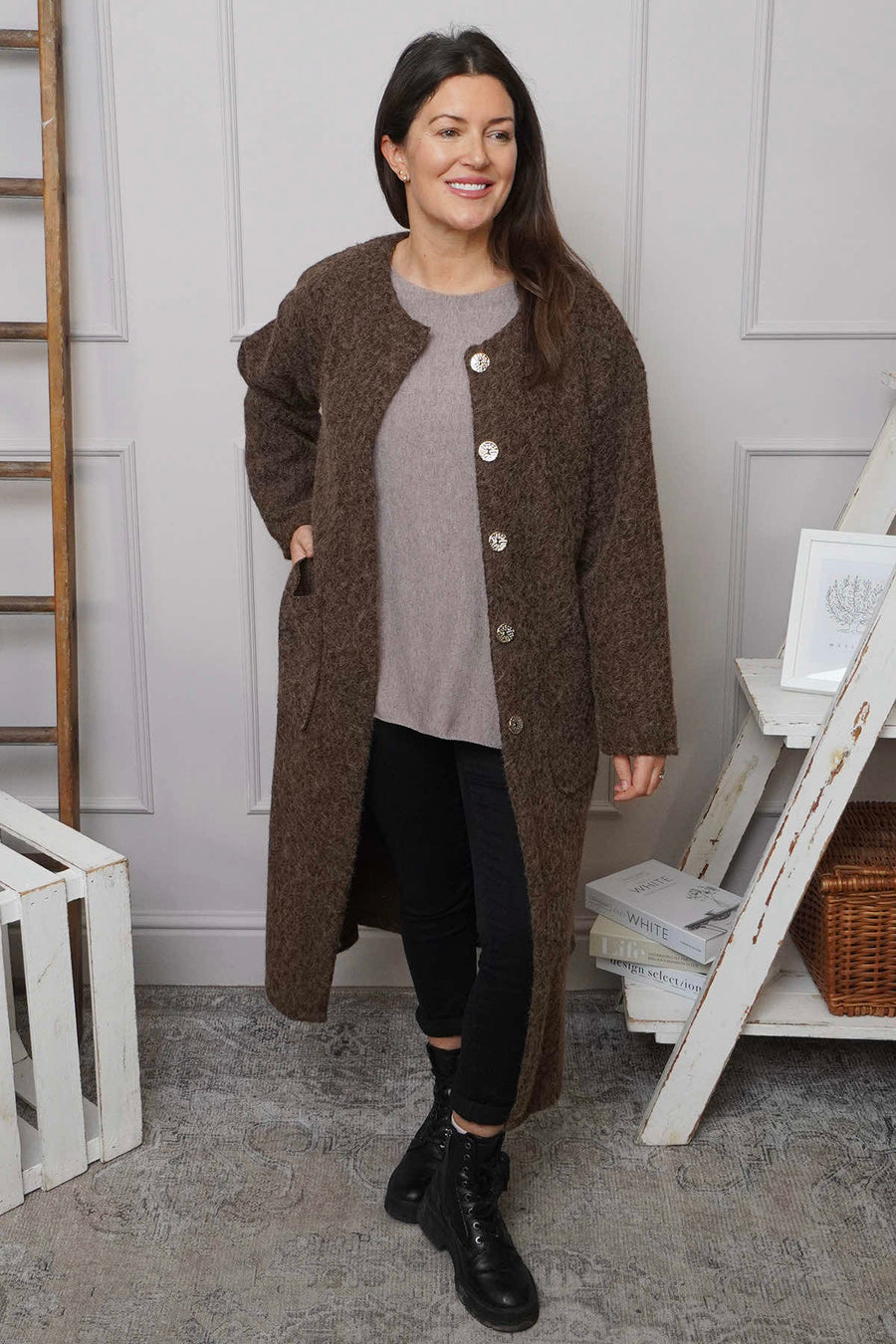 Santina Coat Cocoa