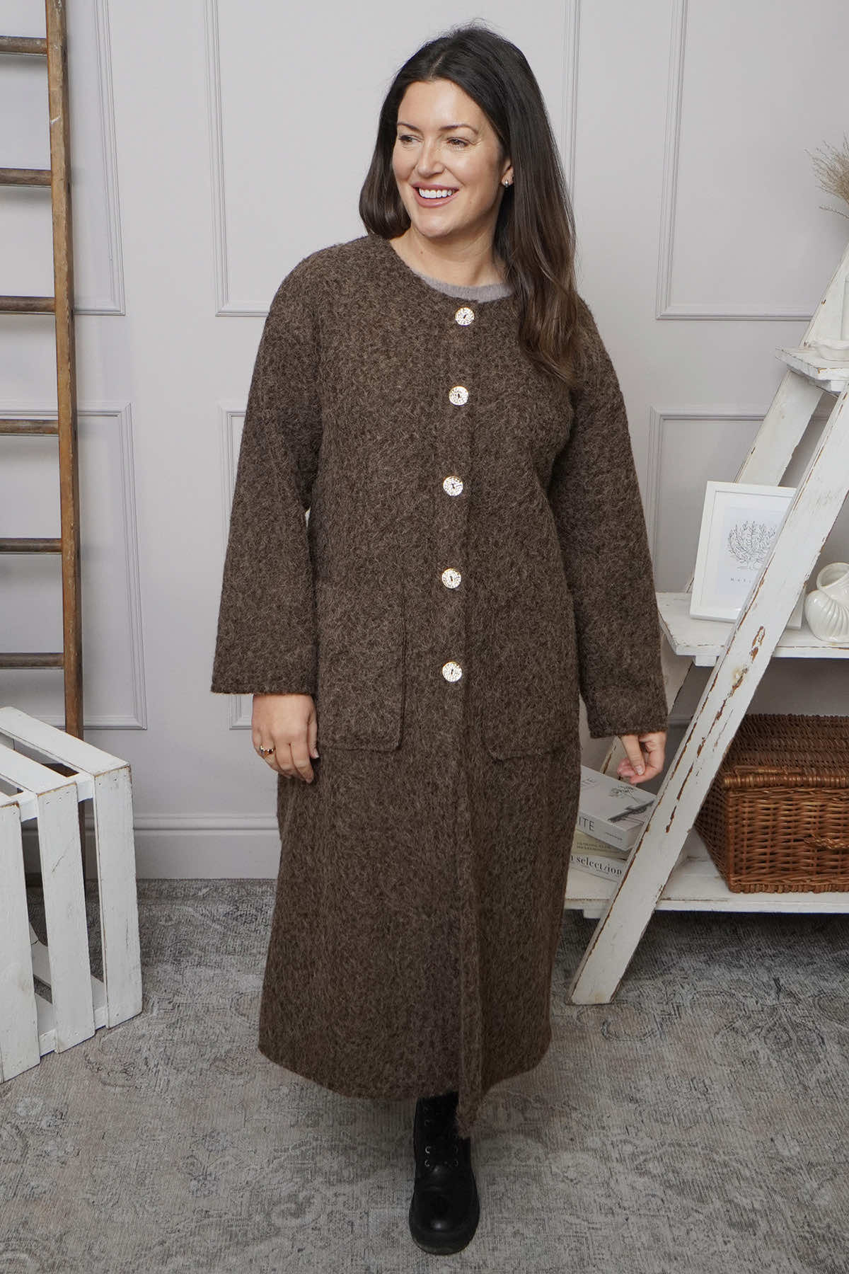 Santina Coat Cocoa