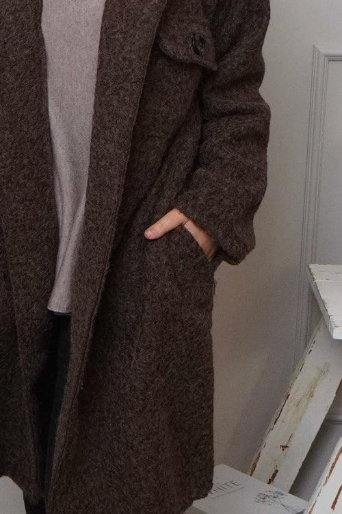 Chrysanta Coat Cocoa - Image 3