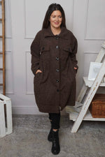 Chrysanta Coat Cocoa Cocoa - Chrysanta Coat Cocoa