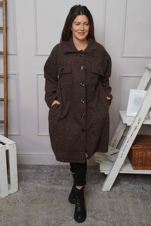 Chrysanta Coat Cocoa