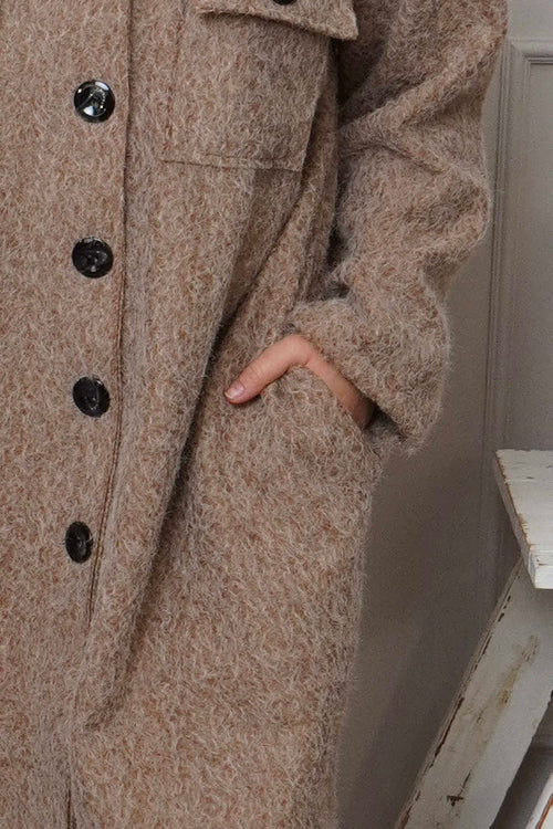 Chrysanta Coat Camel - Image 3