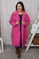 Chrysanta Coat Fuchsia Fuchsia - Chrysanta Coat Fuchsia