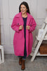 Chrysanta Coat Fuchsia