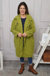 Chrysanta Coat Green