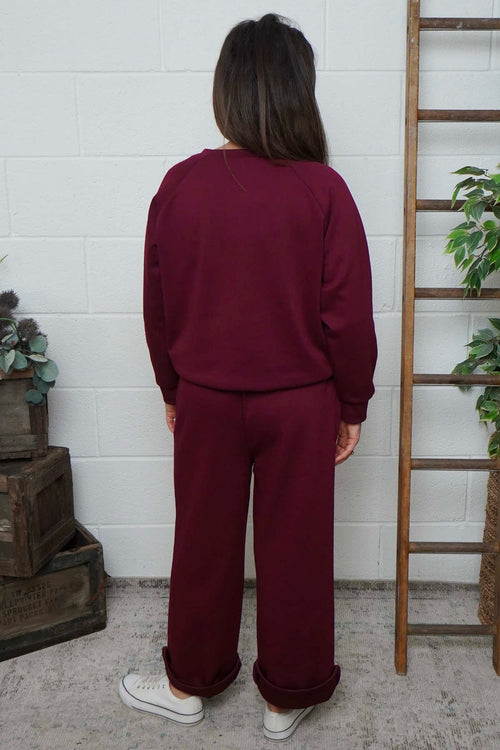 Ravenna Trousers Wine - Image 4
