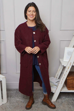 Santina Coat Wine