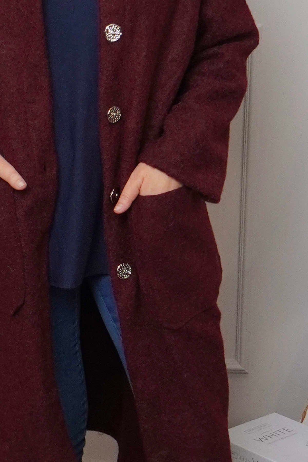 Santina Coat Wine