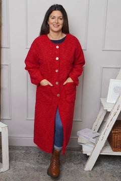 Santina Coat Red