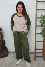 Ravenna Trousers Khaki Khaki - Ravenna Trousers Khaki