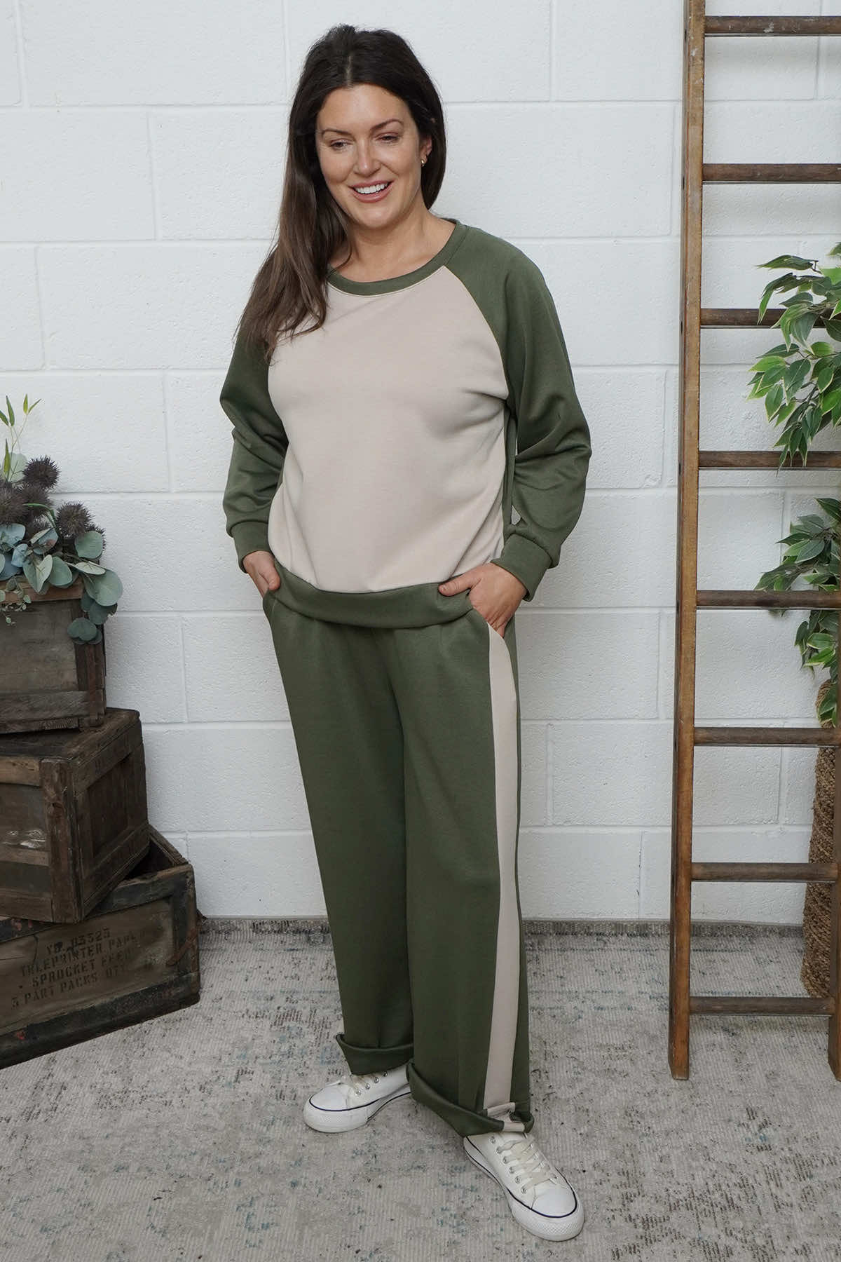 Maudie Top Khaki