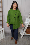 Shona Boucle Jacket Green
