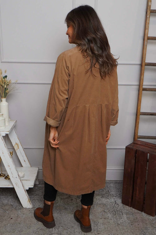 Kapri Needlecord Jacket Camel - Image 4