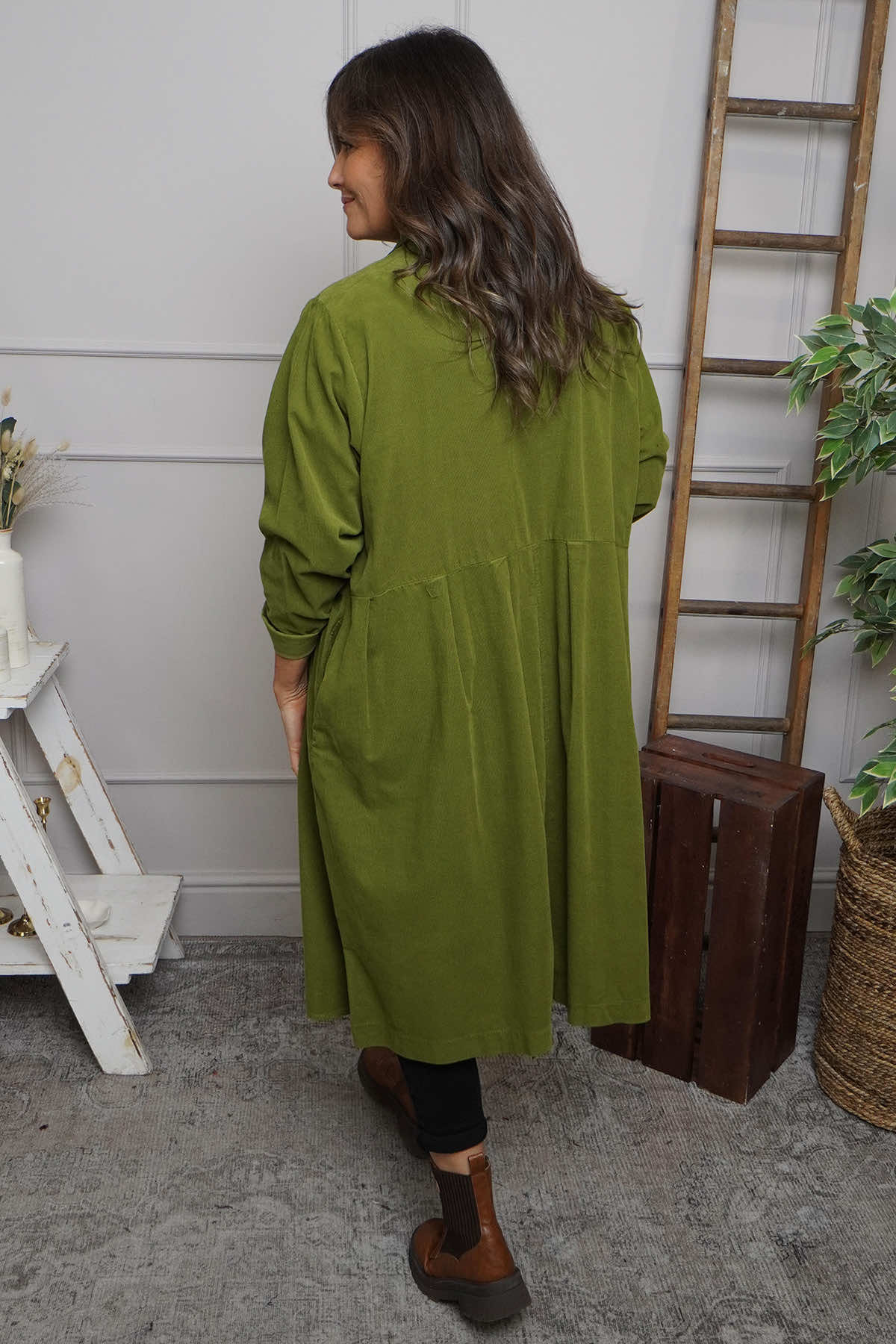 Kapri Needlecord Jacket Olive