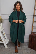 Kapri Needlecord Jacket Bottle Green Bottle Green - Kapri Needlecord Jacket Bottle Green