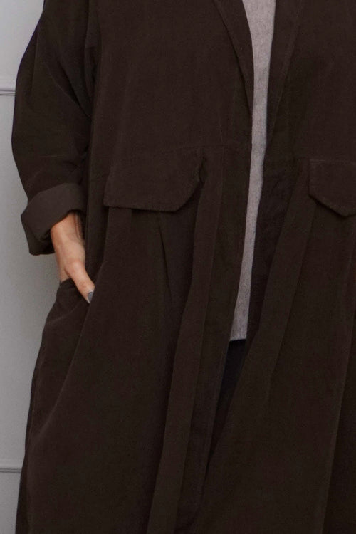 Kapri Needlecord Jacket Cocoa - Image 3