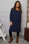 Maggie Knitted Tunic Navy