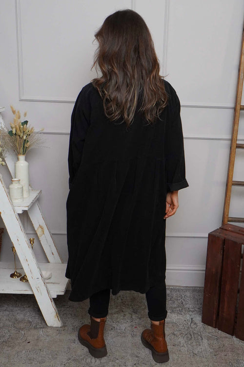 Kapri Needlecord Jacket Black - Image 4