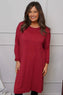 Maggie Knitted Tunic Red