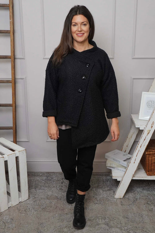 Shona Boucle Jacket Black