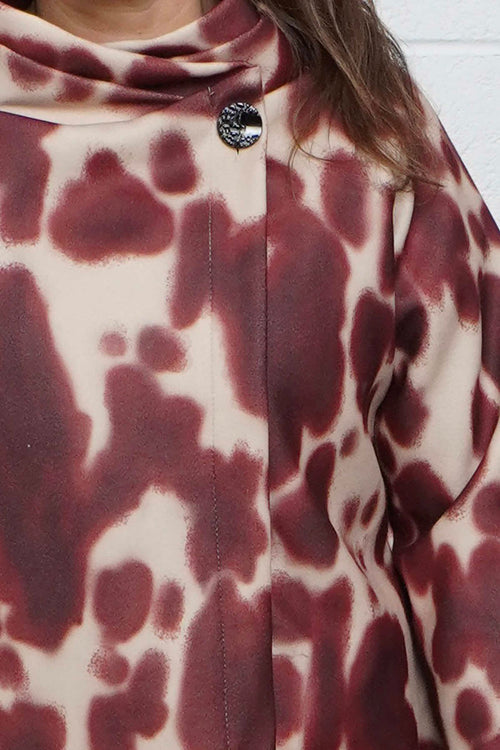 Cadence Swing Jacket Wine - Image 3