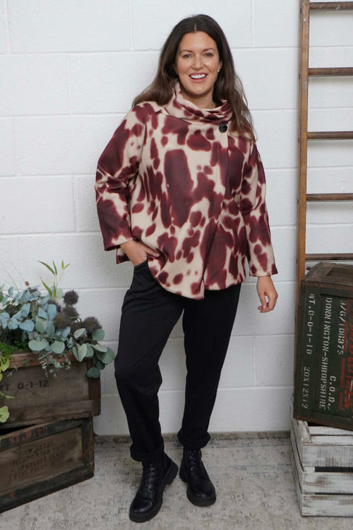 Cadence Swing Jacket Wine