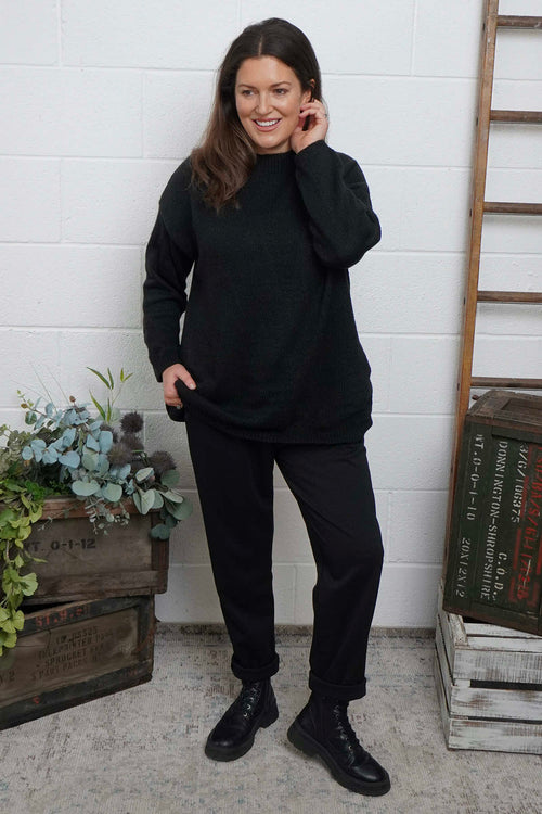 Elaine Knitted Jumper Black - Image 3