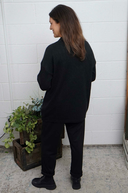 Elaine Knitted Jumper Black - Image 4